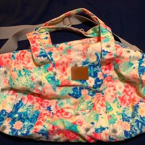 Victoria’s Secret Pink Duffel Bag - flower